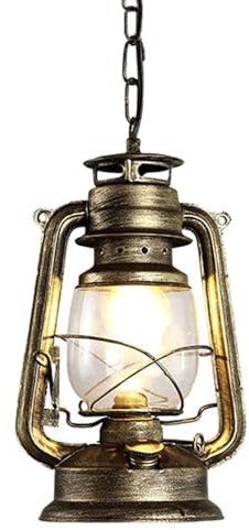 Mengjay Industriel Luminaire Suspendu Vintage Suspension Luminaire E27,étanche à l'eau Lustre extérieur,Extérieur Plafond Étanche Lumières étanche Lamping Pour Cuisine, Porche, Extérieur, Entrée