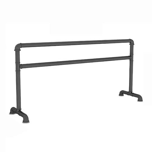 Barre de Pole Dance à Double Couche, Barre de Danse Portable, Grip Pole Dance Détachables, avec Base Stable et Coussinets Antidérapants, pour la Maison et Les Studios de Danse(Black,39.3in/100cm)