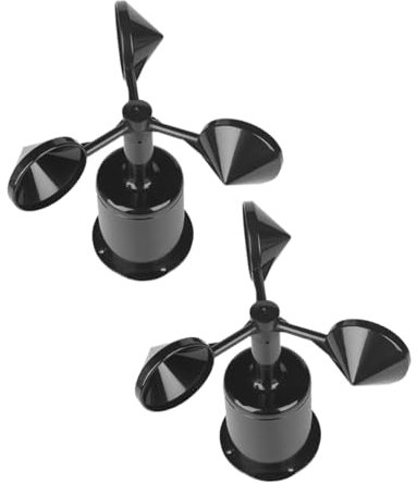LOORGVEL 2Stücke Windrichtung Indikatoren Gehäuse für Anemometer Wetterstation Zubehör zur Windmessung Robuste und Langlebige Windgeschwindigkeitsmesser Abdeckung für Präzise Richtungsanalyse