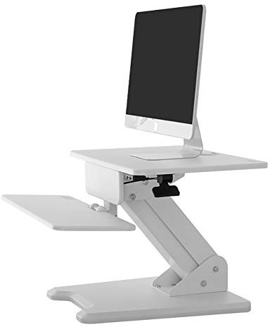 Generisch Soporte ajustable pequeño para ordenador portátil, convertidor de escritorio de pie, estación de trabajo elevadora para monitor