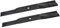 SECURA Messerset, 2x Messer, kompatibel mit John Deere Rasentraktoren |John Deere EUROPRO 16, EUROPRO 1538HS, EUROPRO 1438GS, EUROPRO 1338GS | ersetzt: M74449
