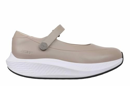 MBT Sirima 8 Ballerine da Donna Eleganti. Scarpe Anatomiche e comode per Camminare. Calzature fisiologiche Confortevoli e stabili con Suola a bilanciere. Ballerine Casual Senza Lacci. Colore Grigio