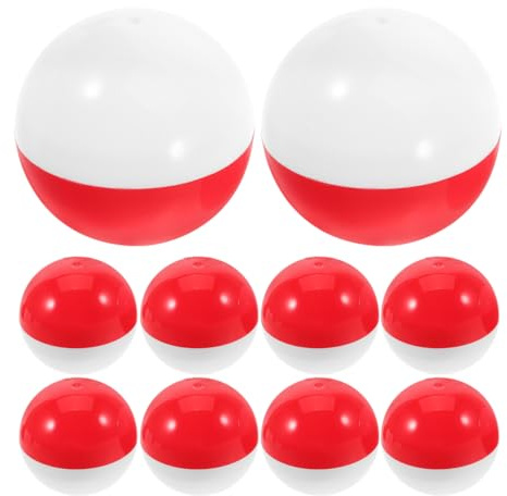 BESPORTBLE 50 bolas de plástico rellenables de 50 mm para máquinas expendedoras almacenamiento de caramelos redondos cápsulas vacías para fiesta Pascua Navidad