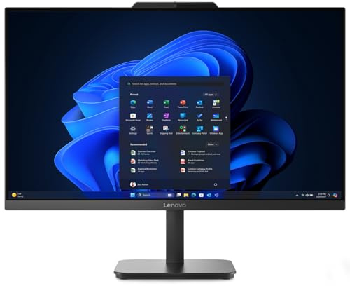 Lenovo 24 IdeaCentre All-in-One Desktop Computer, 16GB DDR4, 512GB PCIe SSD, Intel Processor, WiFi 6, Ebony Black, Windows 11 Home
