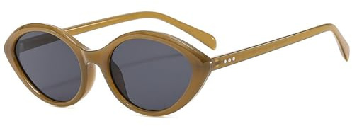 Montura de Gafas para Mujer, anteojos Retro para Damas, 3, Talla única