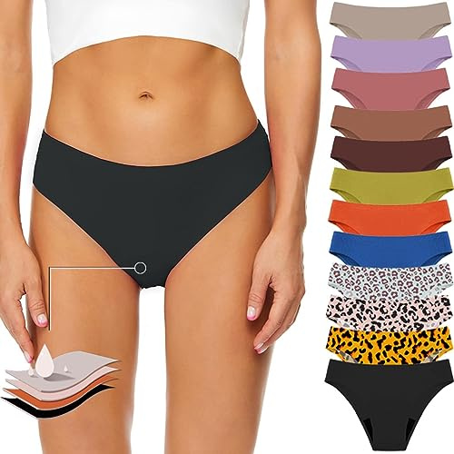 Maillot de Bain Menstruel Femme Culotte Basic Slip pour Piscine XS-4XL