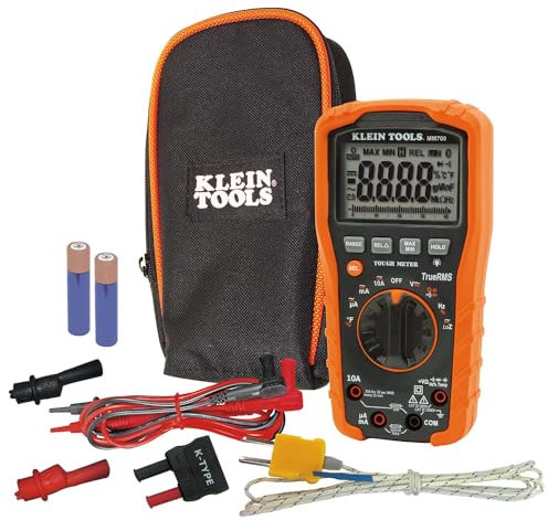 Digital Multimeter TRMS/Low Impedance, Auto-Ranging 1000V KLEIN TOOLS MM700