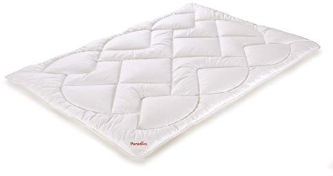 Paradies Anela Bio Bettdecke 155x200 cm - Ganzjahresbettdecke, Öko-Tex Zertifiziert Standard 100 Klasse 1, medizinisch getestet