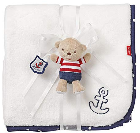 Fehn 078794 Kuscheldecke Teddy / Kuschelige Schmusedecke für Babys und Kleinkinder ab 0+ Monaten - zum Kuscheln, als Krabbelunterlage, Schnuffeltuch oder Zudecke für zuhause und unterwegs