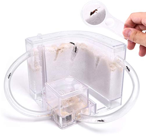 NAVAdeal Sand Ant Farm with Connecting Tubes, Habitat Educational & Learning Science Kit Toy for Kids & Adults - Allows Study of Ecosystem, Behavior of Ants, Explore The World at Home and School