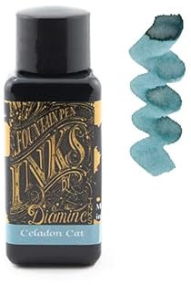 Diamine - 30ml Fountain Pen Ink - Celadon Cat
