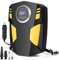 Digital Tyre Inflator,Tyre Inflator Portable Air Compressor Car Tyre Pump with 3 Nozzle Adaptors And Digital Led Light,12V Rapid Tyre Inflator Air Compressor for Car Tires and Other Inflatables