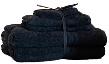 Home Deluxe - Handtuch Set - 4 TLG. Soft - Anthrazit - Material: 100% Baumwolle I Handtuch Badetuch Duschtuch Set Handtuchset