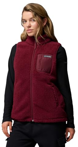 Columbia West Bend Vest II Outer Layer Polyfleece, Tasche di sicurezza, Orlo personalizzabile, Cerniera di accesso rapido, Dettagli resistenti - da donna