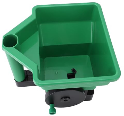Jeffergarden Spargitore Manuale, Verde Pp -Light Spargitore Portatile Multiuso 3l Lavoro Risparmio per Sale per Giardino