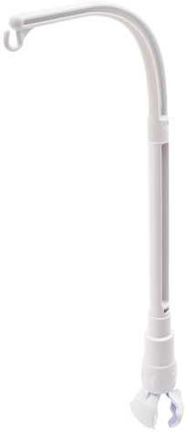 58cm Baby Mobile Hanger, Kinderbett Mobile Arm, AolKee abnehmbare verstellbare Halter für hängende Krippe Mobiles/Windglocken Spielzeug, weiß