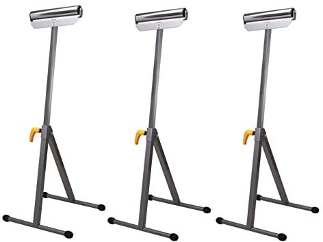 Servante d'Atelier à Rouleau Pliable, Hauteur Réglable 680-1080 mm, Charge 60 kg, Lot de 3
