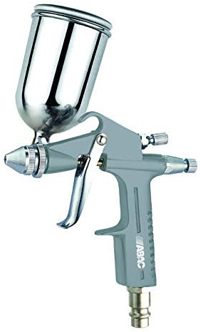ABAC Pistola Pulverizadora de Pintura G-542F - Recipiente de Pintura 100 ml - Boquilla 0,8 mm