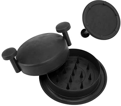 Tritacarne Multiuso Strumento, Termometri da fronte Termometri per Tritare Carne con Manici per Verdure Maiale Tirato Manzo Pollo(Nero)