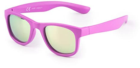 Kiddus Lunettes de Soleil Fabriquées à partir de Filets de Pêche Recyclés. Pour Enfant Fille et Garçon à partir de 10 ans. Protection Solaire UV400. Contribuent à la Réduction des Déchets Marins