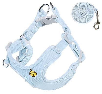 Oyccen Kleine Hunde Geschirr mit Leine Welpe Einstellbare Brustgeschirr Anti Zug Welpengeschirr