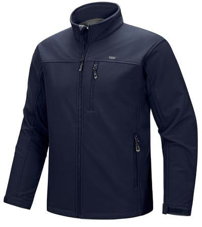 33,000ft Mens Waterproof Softshell Jackets Fleece Lining Outdoor Jackets