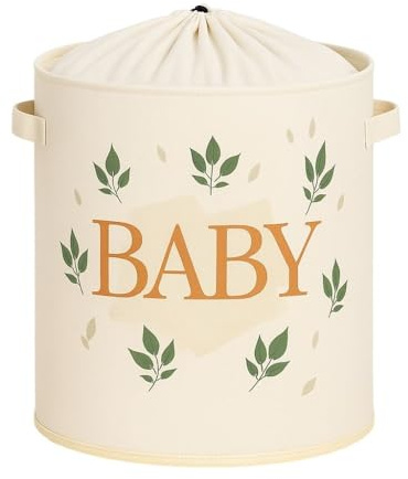 Prendi Home Panier pliable pour jouets et linge pour enfants – 37x40 cm Panier de rangement avec motif animal, tissu maillé respirant, idéal pour la chambre d'enfant, la chambre de bébé ou la salle de