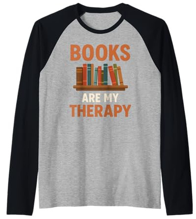 Les Livres sont de la thérapie Manche Raglan