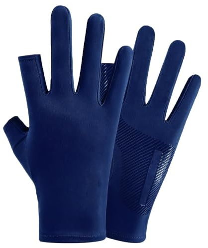 Generico Guanti Protezione UV | Guanti Mitz in Seta Ghiaccio Touchscreen Estivi | da Sole Donna | per Ciclismo Moto Mountain Bike Strada Fitness Arrampicata Allenamento