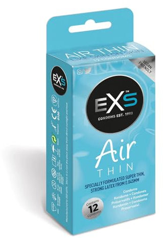 EXS Condoms Exs Air Thin - 12 Pack - 300 Gr
