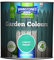 Johnstone’s - Garden Colours - Lagoon Splash - Exterior Wood Paint - Fade Resistant - Suitable for Garden Furniture Outdoors - Fence Paint - Dry in 2 hours - 12m2 Coverage per Litre - 1L
