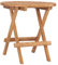 Bussandri Exclusive - Klappbarer Gartentisch 50x50x50 cm Teak Massivholz