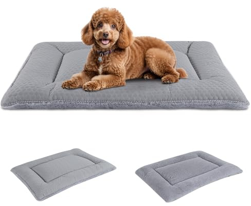 BVAGSS XH080 Tapis de lit pour chien et chien de petite et moyenne taille, lavable, doux et lavable (frais et chaud), matelas de couchage pour animaux de compagnie de petite et moyenne taille (60 x 45