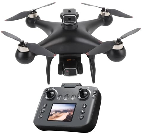 Annadue Drone RC con Fotocamera, Drone Pieghevole 1080 HD con Altitudine di Flusso Ottico a 4 Assi a 4 Assi, Mantengono il Controllo del Telecomando per i Principianti Adulti (2 batterie)
