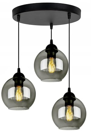 FKL DESIGN Home Deco Taklampa taklampa hänglampa vägglampa bordslampa lampa taklampa kula svart grå vit lampa från serie 830 olika versioner (ER3)