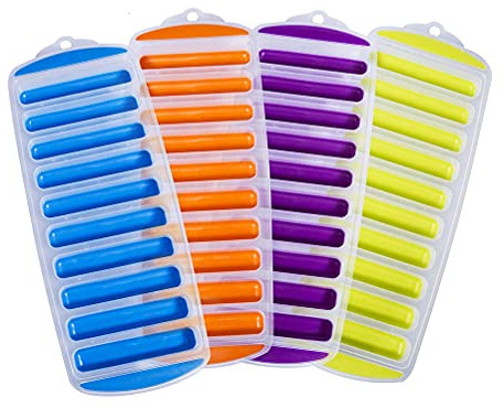 ARTOCT Silikon-Eisstock-Würfelschalen, Easy Push- und -Out-Eisstock-Würfelformen, Wasserflaschen-Eiswürfelschalen Cocktailpartys, Wasserflaschen, Saftflaschen