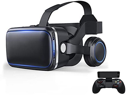 CYLZRCl Gafas 3D Realidad Virtual VR Auriculares Realidad Virtual Gafas 3D Gafas para Películas Juegos Móviles 3D 4,7-6,0 Pulgadas (Color : 4)