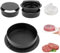 VFANDV Burgerpresse, Professionelle Hamburgerpresse 3 in 1 Set Burger Patty Presse mit 100 Blatt Burger Papier Burger Pattie Press mit Griff aus ABS für Burger Grill Patties Frikadellen Leckere