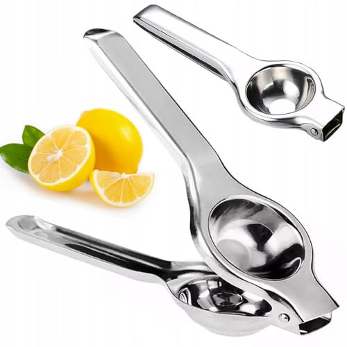 Spremiagrumi manuale al limone, spremiagrumi e frutta | spremiagrumi per succo di limone, lime, arance, frutta, spremiagrumi manuale, diametro 6 cm per cucina o bar, acciaio inossidabile