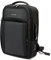 Pierre Cardin Klassischer Herren Rucksack - Eleganter, Geräumiger Rucksack - Außen und Innentasche mit Reißverschluss - Aus Echtem Leder - Schwarz - 32 x 46 x 16 cm