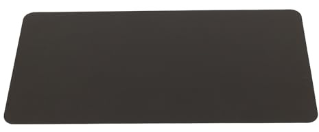 INOVU Desk Mat (Noir) - Tapis de Souris XXL Double Face - 80 x 40 cm - Glisse Fluide - Protège Bureau - Résistant à l'eau - Facile à Nettoyer