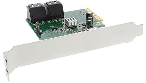 InLine 76617D gränssnittskort, 4x SATA 6 Gb/s, med 4x SATA, RAID 0,1,10,JBOD, PCIe 2.0 (PCI-Express)