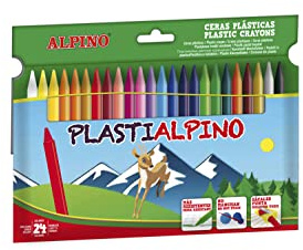 Alpino PA000024 vaxkritor, förpackning, 24 stycken