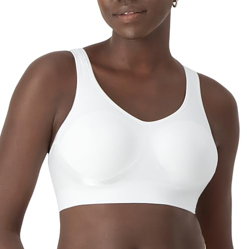 Bali Women's Comfort Revolution Shaping Wirefree Bra, White, X-Large