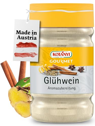 Kotanyi Glühwein Gewürz Extrakt, Gewürze für Großverbraucher und Gastronomie, 1200 ccm
