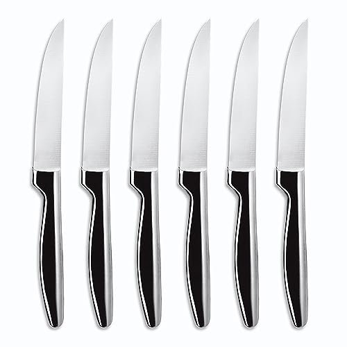 Comas steak knife BOJ Set of 6, couteau à viande, acier inoxydable, finition miroir, 22.1 cm
