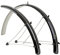 Radschutz Satz Author 28 Zoll Fahrrad Schutzblech Set Kunststoff schwarz 53mm