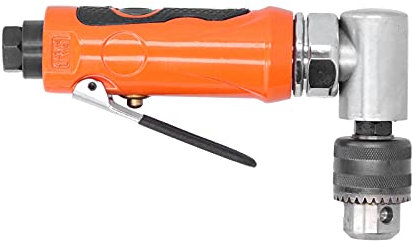 Pneumatischer Bohrer Rechtwinkliger Ellbogen Körpergriff Druckluft Winkelbohrmaschine mit Schraubenschlüssel und Luftdüse Druckluftwinkelschleifer, KP-555L Druckluft Winkelschleifer(Japanese style)