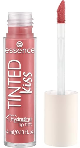 Essence Cosmetics Tinte labial hidratante TINTED kiss, hidratar/humectar, de larga duración, expresión del resultado, natural, color intenso, 4 ml