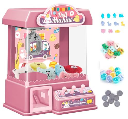 Candy Grabber Macchine ad Artigli per Bambini,Distributore Caramelle Machine con Musica, Mini Macchina per Afferrare,Regali per Bambini 3 4 5 6 7 8 Anni